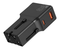 Mobile Origin Travel adapter 25W EU/US/UK/AU black - 1275920 - zdjęcie 1